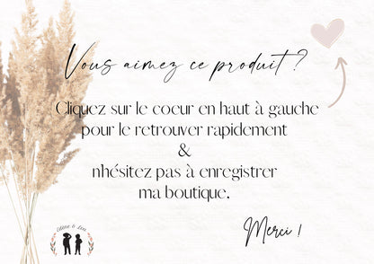 Lot de 3 affiches - affiche de naissance personnalisée fleurs boho - affiche décorative trio - cadeau de naissance bébé - pdf ou imprimée